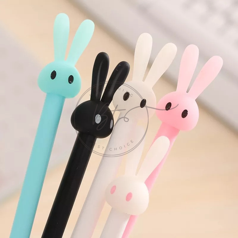 

[B252] Pulpen Pena Bentuk Karakter Kepala Kelinci Bolpen Karakter Bunny Lucu Unik Pulpen Karakter Gel Imut Pulpen Gel Pena Murah Import