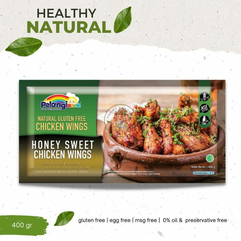 

Honey Sweet Chicken Wings PELANGI ANAK TANPA MSG TANPA PENGAWET