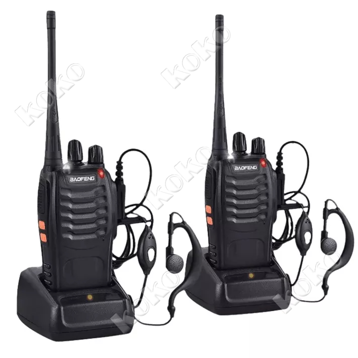 【Penjual Lokal】Handy Talky MERODITH-888S Radio Komunikasi Uhf Walky Talky 1 units Walkie talkie Headphone