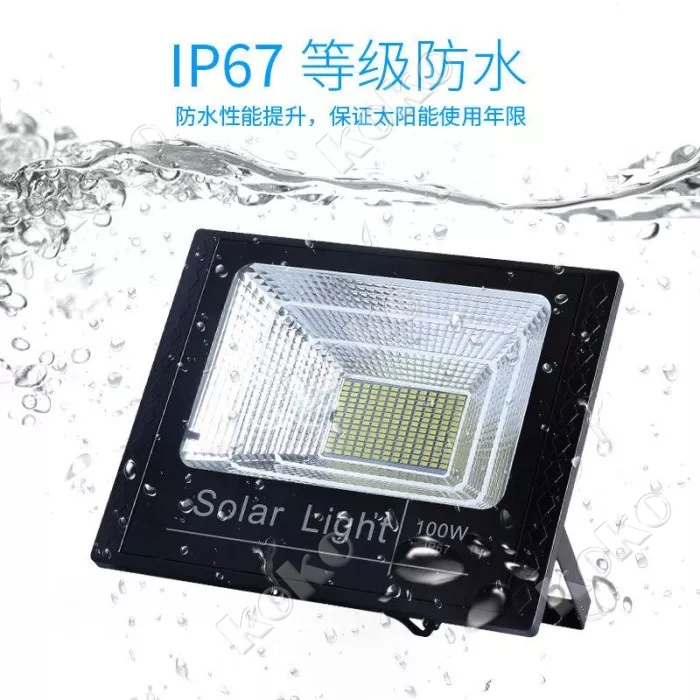 【Penjual Lokal】Damov Solar Light Lampu Panel Surya tenaga 300Watts Led Outdoor Flood Light Cell 50W 100W 300W