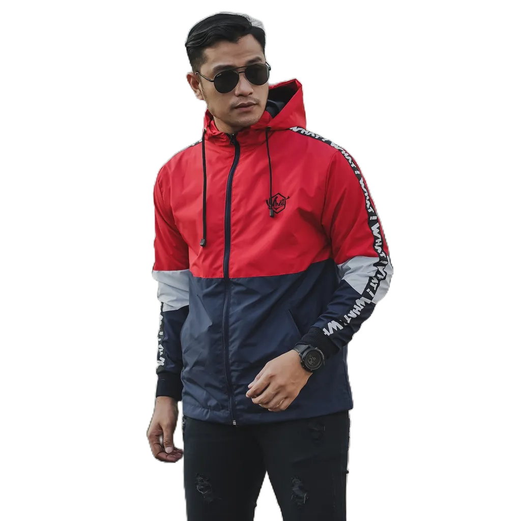 INST Jaket Windbreaker 3D | JAKET Olahraga Lari Running | JAKET PARASUT PRIA