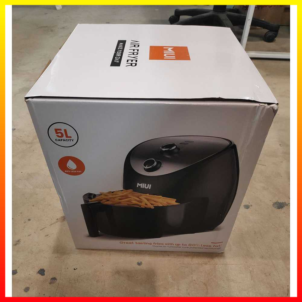 Mesin Penggoreng Udara Bebas Minyak Sehat 5L Air Fryer Button Version MIUI AF-01 - WIHZ02BK