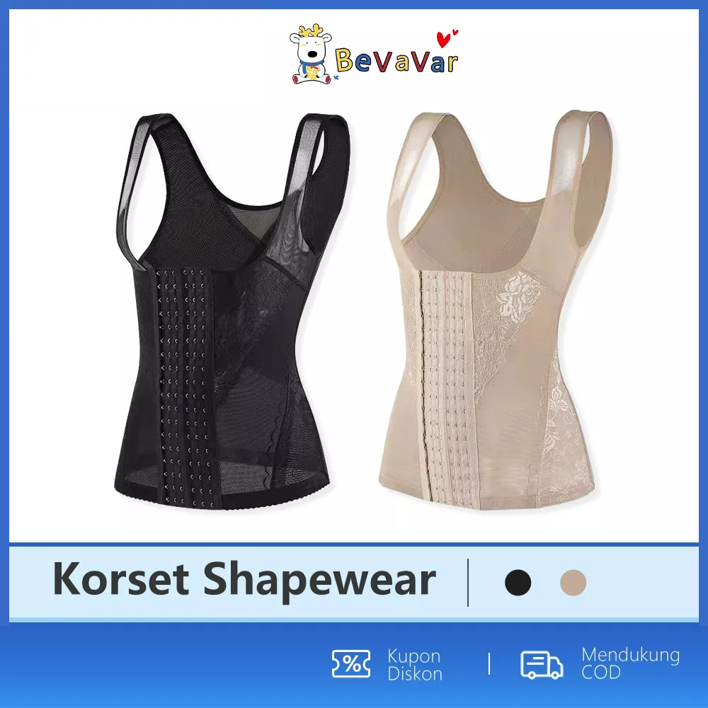 BEVAVAR Korset Celana Pelangsing Perut Buncit Wanita Import Body Shaper