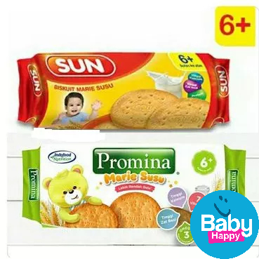 

Promina Biskuit Marie Roll Sun Milna susu 6mo+ Sun Marie roll