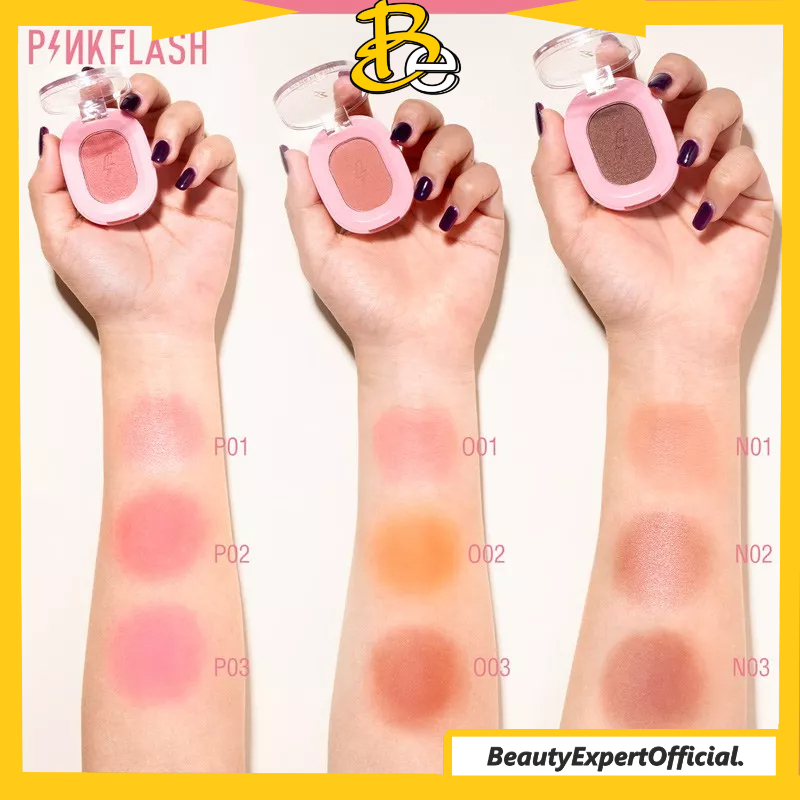 ⭐️ Beauty Expert ⭐️ PINKFLASH OhMyHoney Soft Pigment Blush On Matte 9 Colors PF-F01 - PINKFLASH OhMyLove