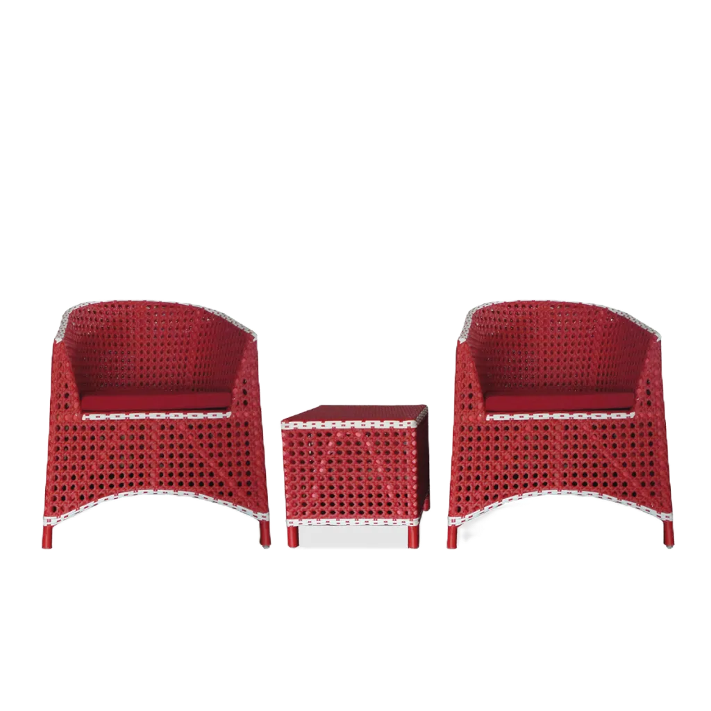 Kursi Teras Rotan Sintetis / Kursi Minimalis Lavender