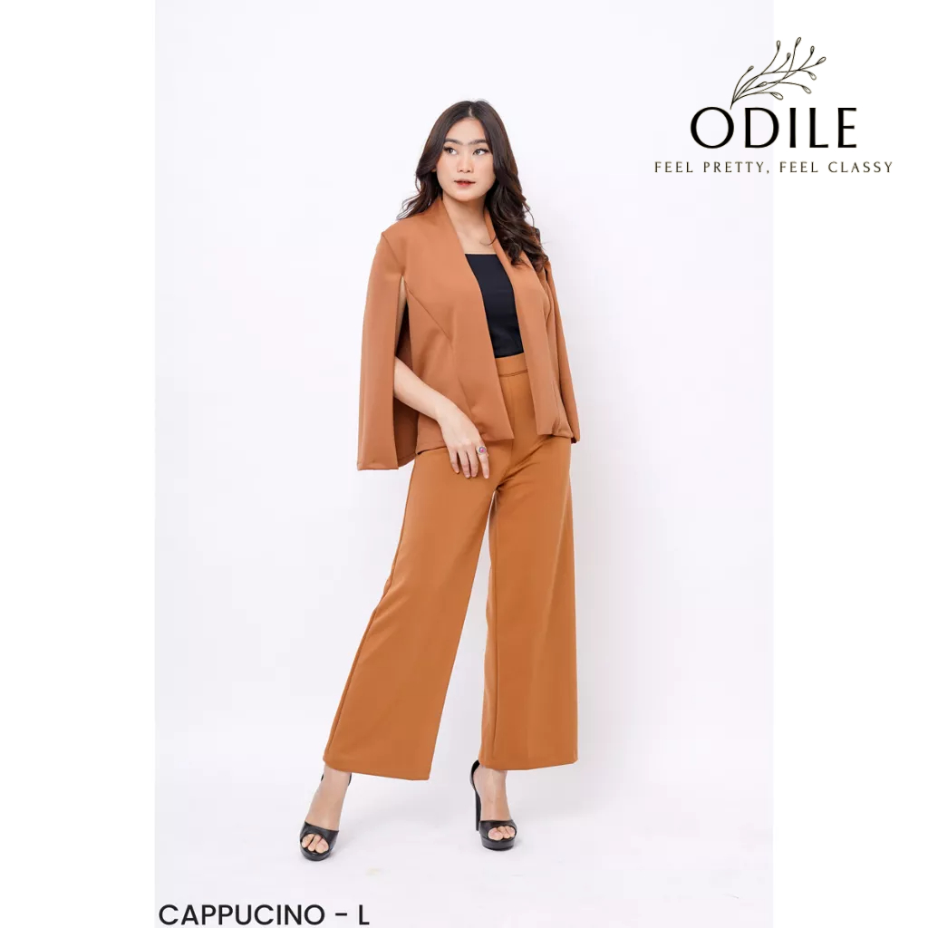 Odile - Blazer Formal Wanita / Blazer Kerja Wanita / Blazer Wanita / Outer Wanita / Cape Blazer Size