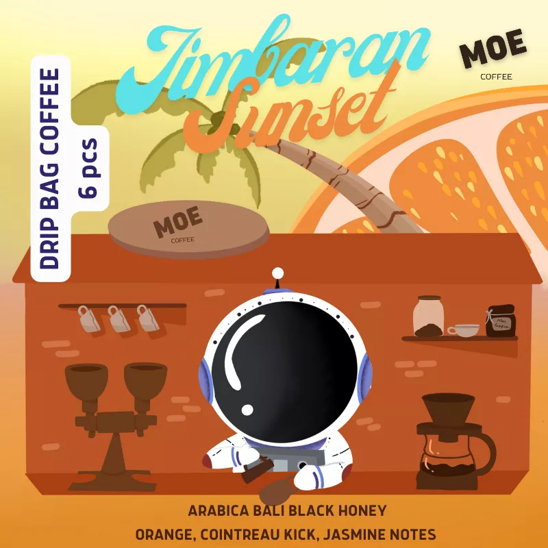 

MOE Coffee Specialty Arabica Bali Black Honey - Drip Bag