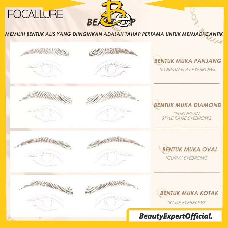 ⭐️ Beauty Expert ⭐️ FOCALLURE Sliding Eyebrow Pencil FA202 #ConfidenceHalo