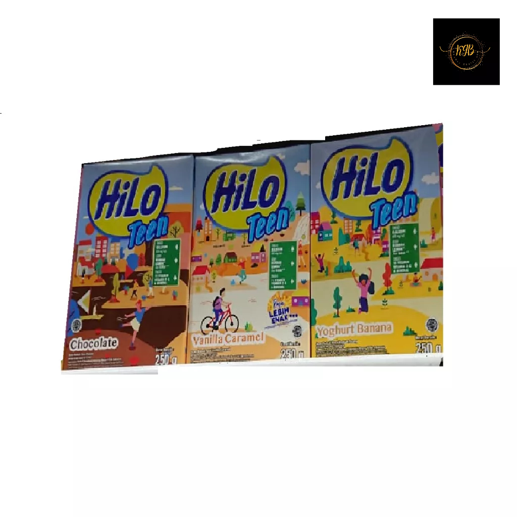 

KALSEL HILO TEEN 250 GRCHOCOLATE VANILA CARAMEL YOGHOURT BANANA LESS SUGAR CHOCHOLATE HIGH KALSIUM