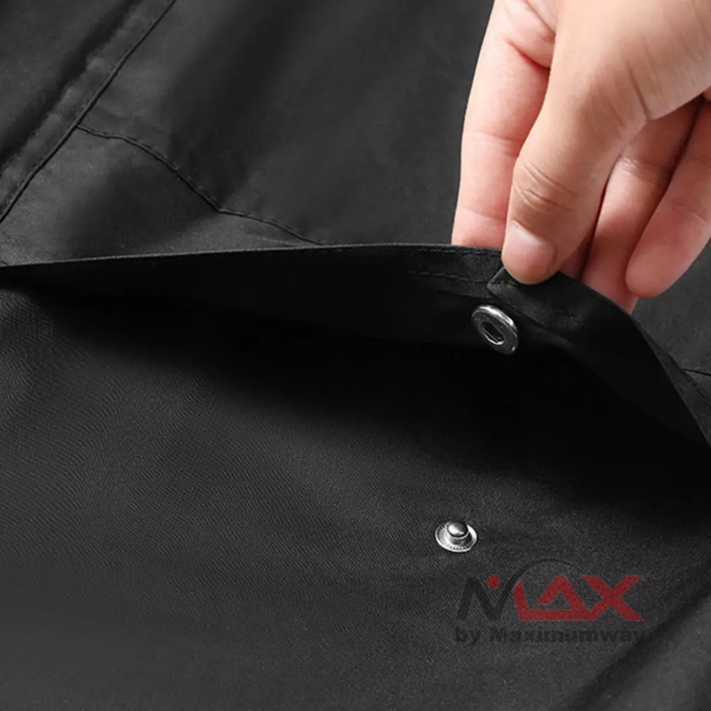 JIE Jas Hujan Motor Setelan Atas Bawah dengan celana pria wanita Set Setelan Jas Hujan Rain Coat bahan tebal anti air kedap air ideal untuk biker bikers pengendara motor cewek cowok laki perempuan Cycling Rain Coat Waterproof Windproof Hiking Camping Rain