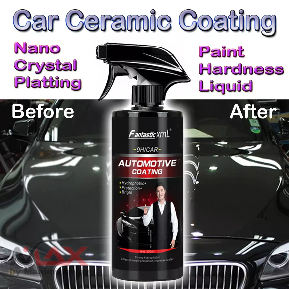 XML Ceramic Nano Coating compound body mobil pelapis melindungi cat dan lebih mengkilap tahan lama wax compon poles body mobil nanocoating cemerlang anti kotor debu dan lumpur terpeleset Car Liquid Ceramic Coat Super Hydrophobic Glass Coating Set