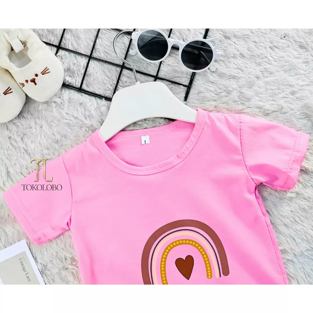 tokolobo SETELAN ANAK PIONA (Nedi DTF Printing) Unisex