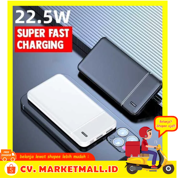 Power Bank Slim Empat Power Fast Charging PD Triple USB Output 22.5W 10000Mah VIDI CCD-22.5W - 7CWB0KBK