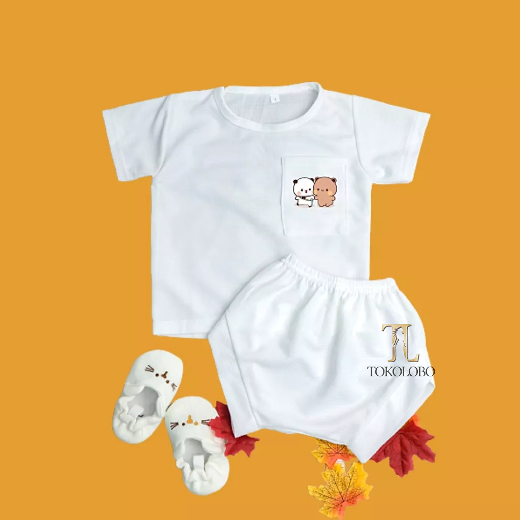 tokolobo SET ANAK CENDRIC PUTIH DTF Printing