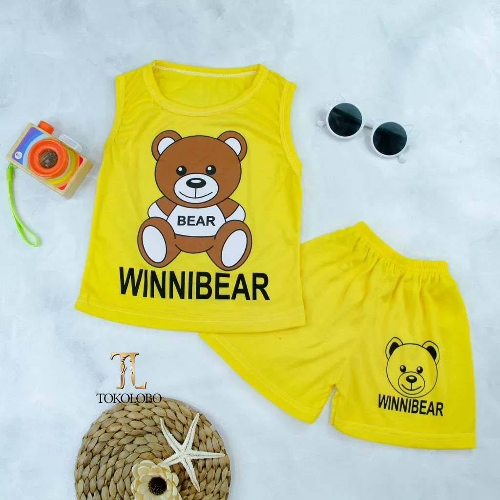 tokolobo Setelan Singlet Anak Winnibear