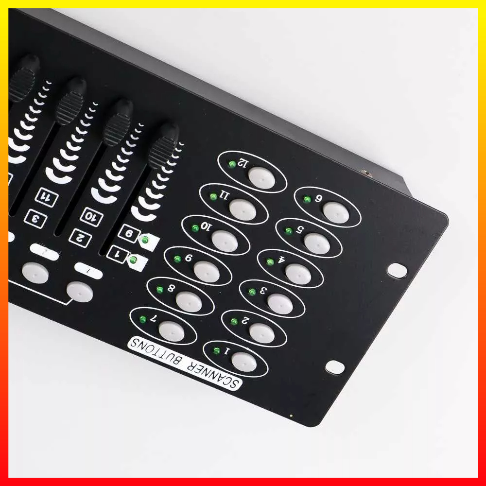 Mini Operator Peralatan DJ Profesional 192 Channel Led Lampu Panggung Dimmer DMX512 Konsol DMX 512 Controller SHEHDS SHE-DMX512 - 7RSK7IBK