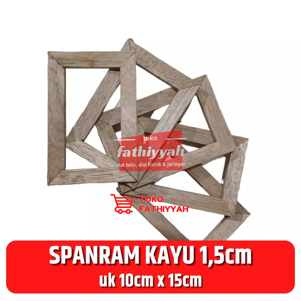 

SPANRAM KANVAS FRAME KAYU 10x15