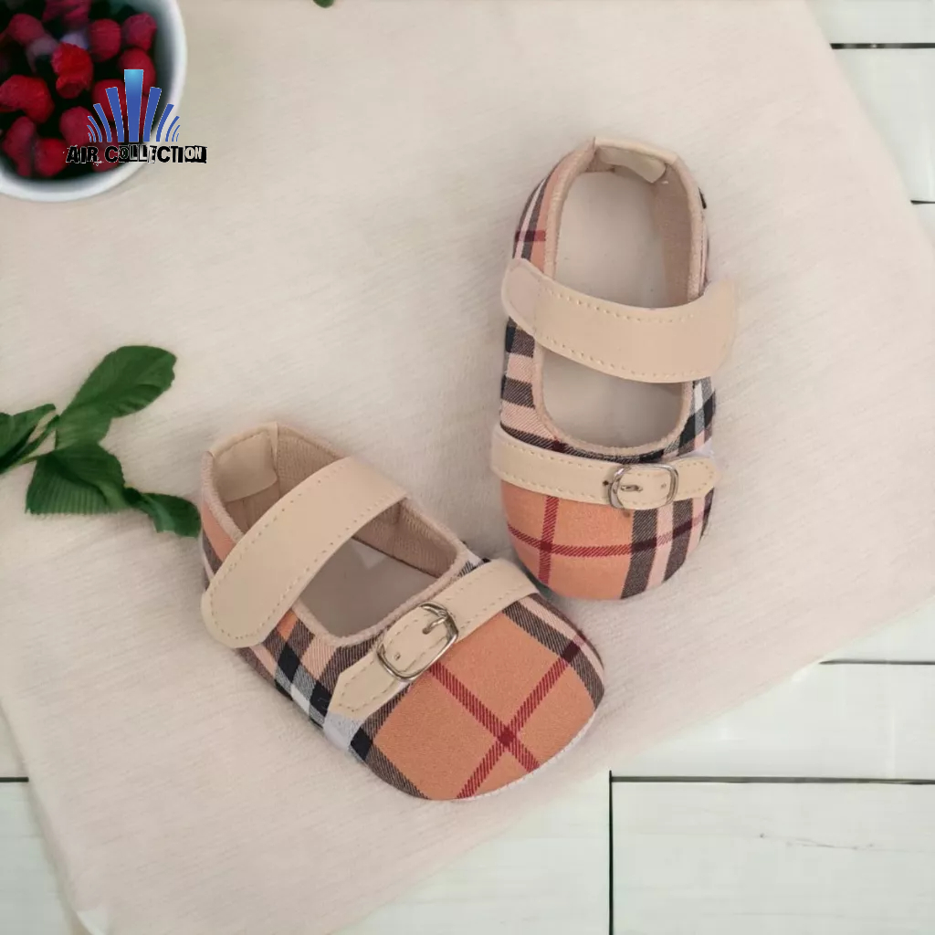 Sepatu Bayi Perempuan Balet Beri Gesper Baby Shoes Prewalker 0 6 12 Bulan