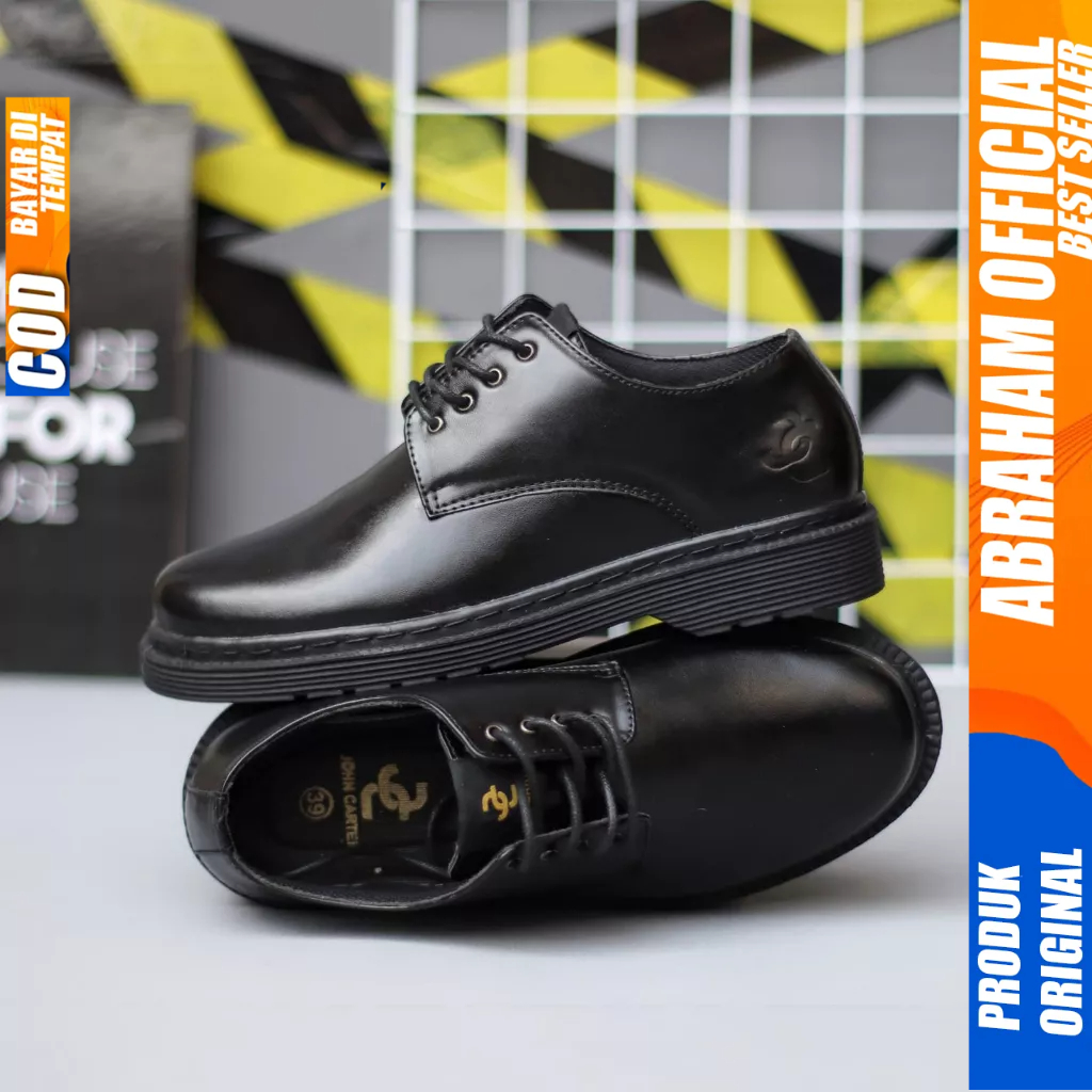 Sepatu Formal Pantofel Docmart Oxord Hitam Kerja Pria