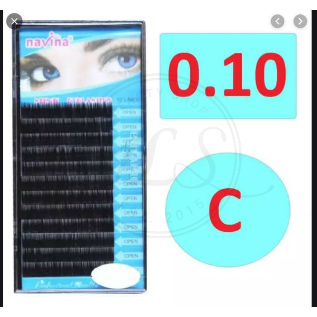 NAVINA Eyelash extension 0.15C/ 0.10C/D NAVINA Bulu mata tanam BULU MATA SAMBUNG