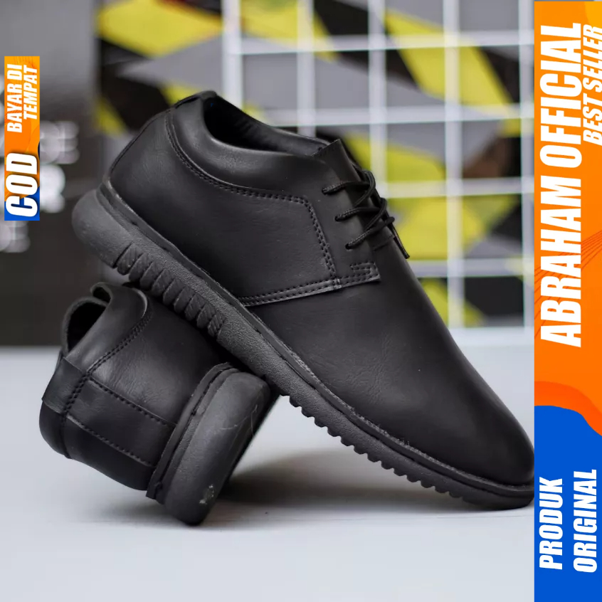 Sepatu Formal Oxford Pantofel Hitam Pria Casual