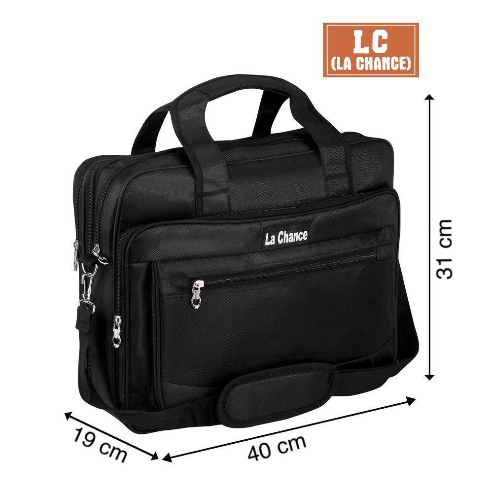 Tas Kantor / Tas  Laptop / Tas Dokumen LC (LaChance) Expandable/Dapat Diperlebar