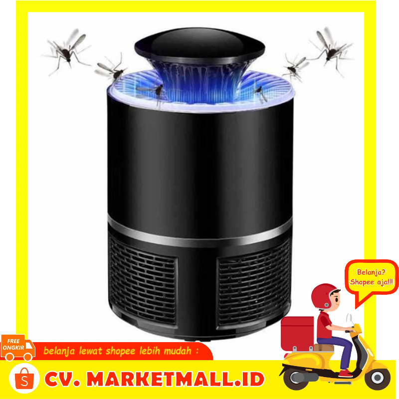 Lampu UV LED Perangkap Anti Nyamuk Listrik Pembunuh Serangga Taffware 139 - OMHX3JBK