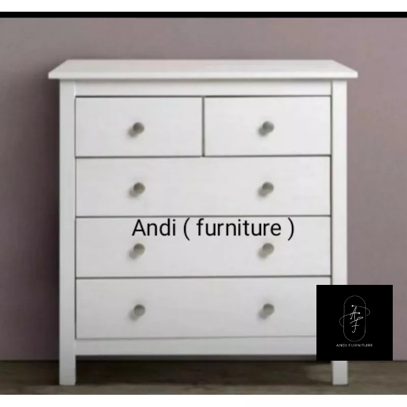 nakas lemari laci minimalis kayu mahoni modern