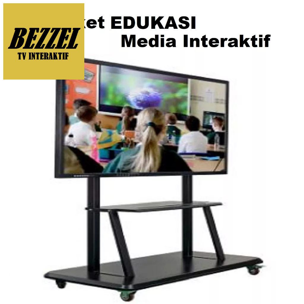 TV INTERAKTIF BEZZEL 65"+ LCD 65inch + BREAKET + PC Office