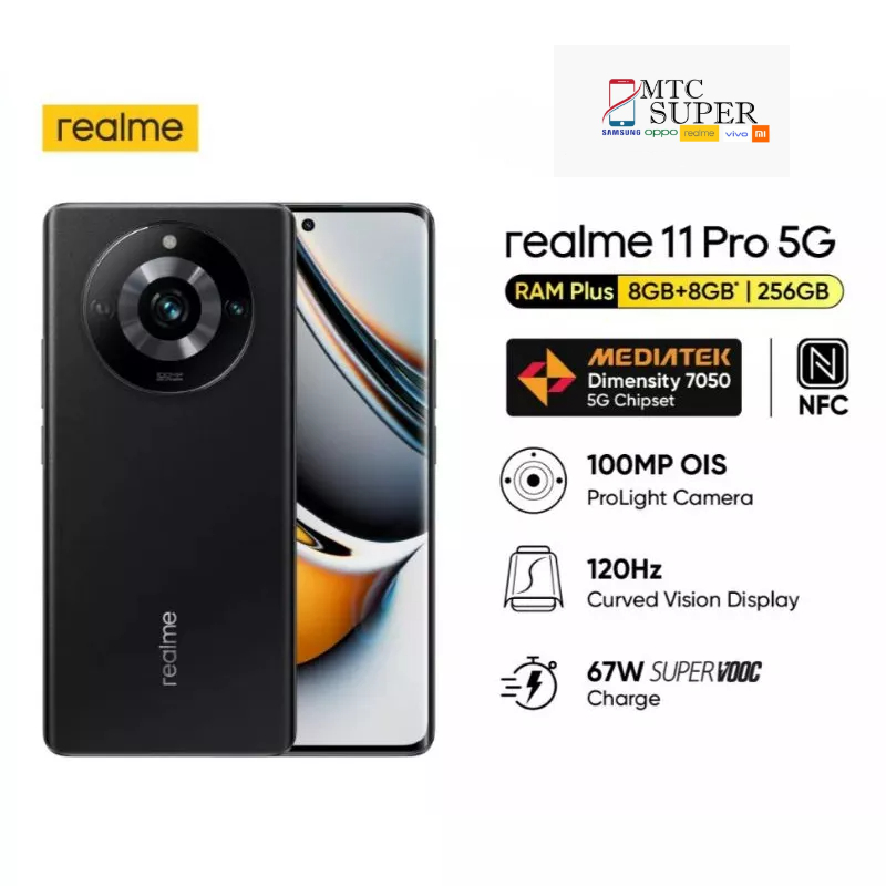 REALME 11 PRO 5G 8+8 | 256GB  GARANSI RESMI