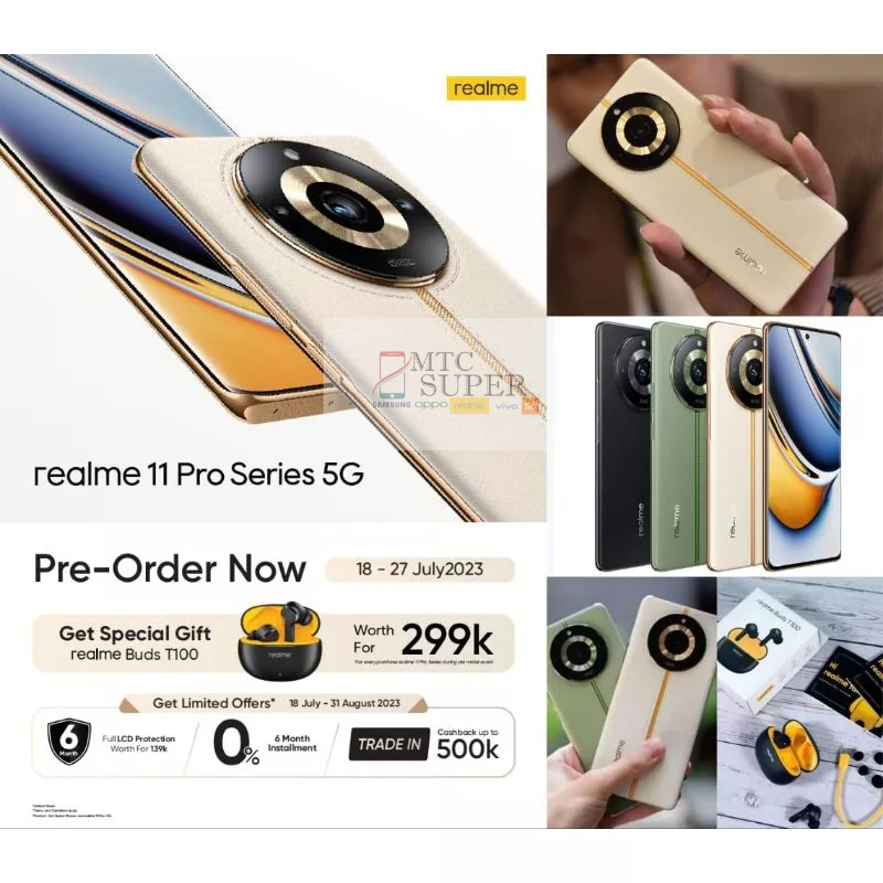 REALME 11 PRO 5G 8+8 | 256GB  GARANSI RESMI