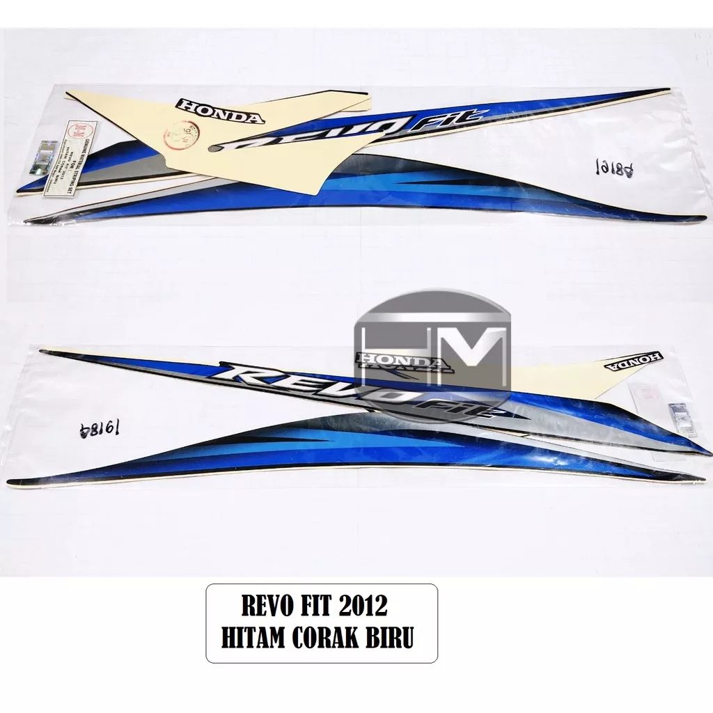 STIKER STRIPING MOTOR LES BODY REVO FIT 2012