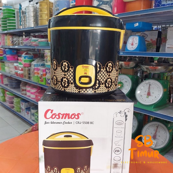 Cosmos Magic Com CRJ 5508 BC NEW | Rice Cooker 2,5 LIter Anti Lengket | Mejikom Rumahan | Perlengkap