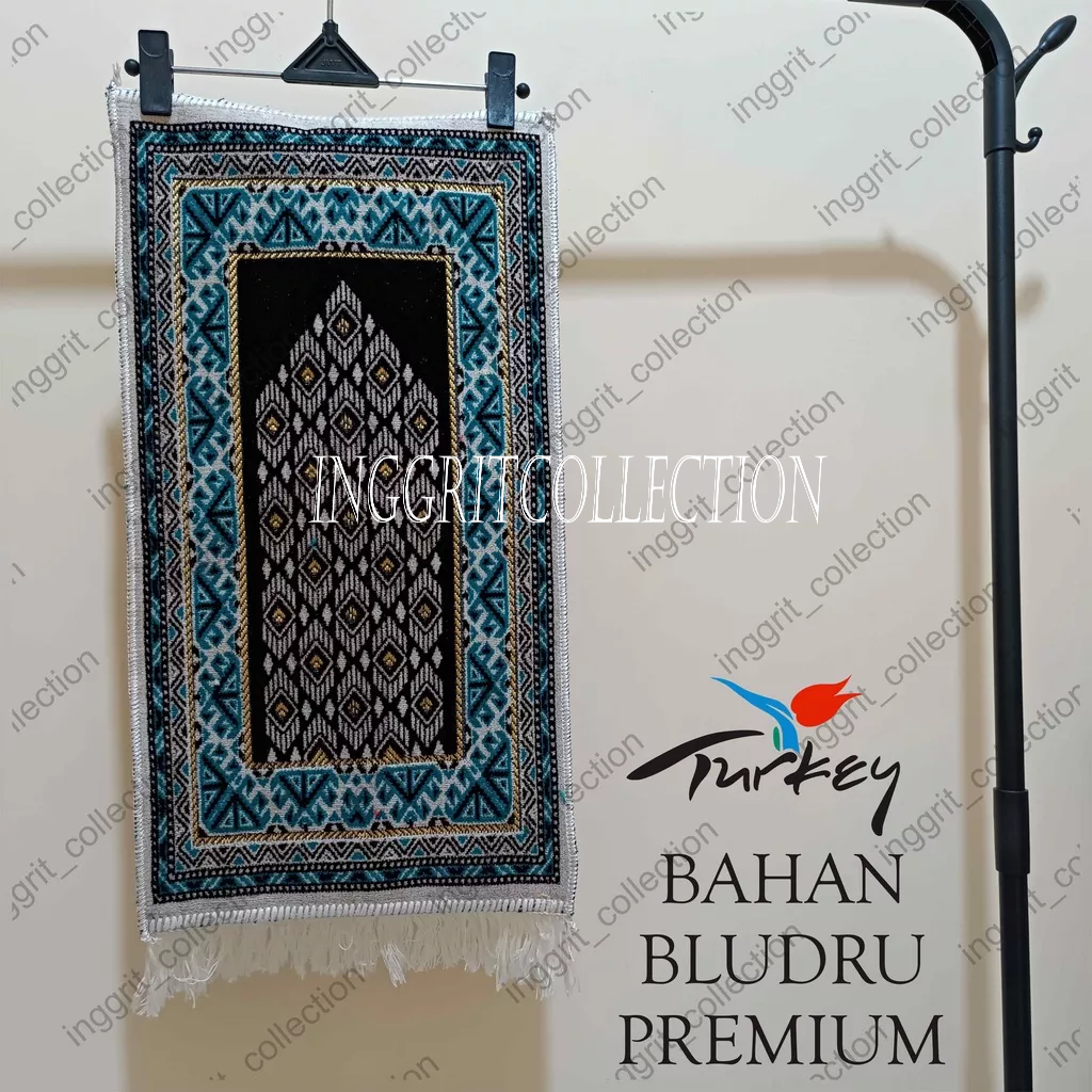 Sajadah bulu tebal Turki premium Bludru Lembut, Sajadah Turki motif yakar ,sajadah Oleh oleh haji dan umro, sajadah souvenir tahlil