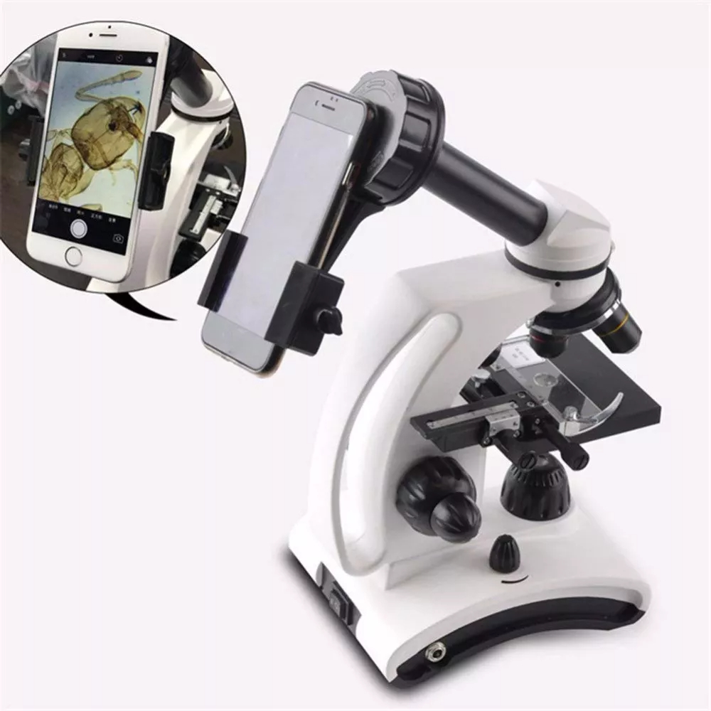 Holder Handphone HP untuk Teropong tele bisa jenis HP apa saja Universal Bisa juga untuk kekeran teropong bintang tele microscop Quick Photography Stand Adapter Mount Connector for Telescope Binoculars Monocular Spotting Microscope for iPhone Samsung