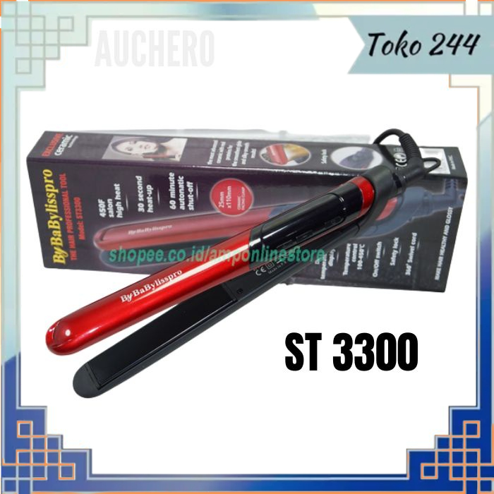 Catok Rambut by BABYLISS PRO ST 3300 / Catokan 2 in 1 BABYLISS nano Ceramic flat