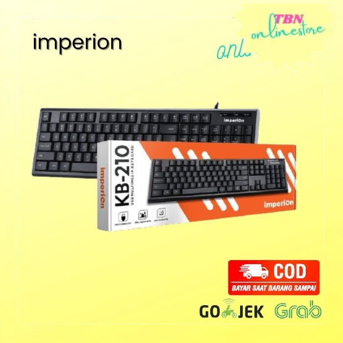 Imperion KB-210 USB Multimedia Keyboard Komputer - Keyboard PC