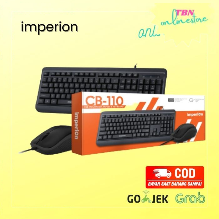 Keyboard Mouse CB-110 PAKETAN COMBO - Keyboard Plus Mouse Kabel