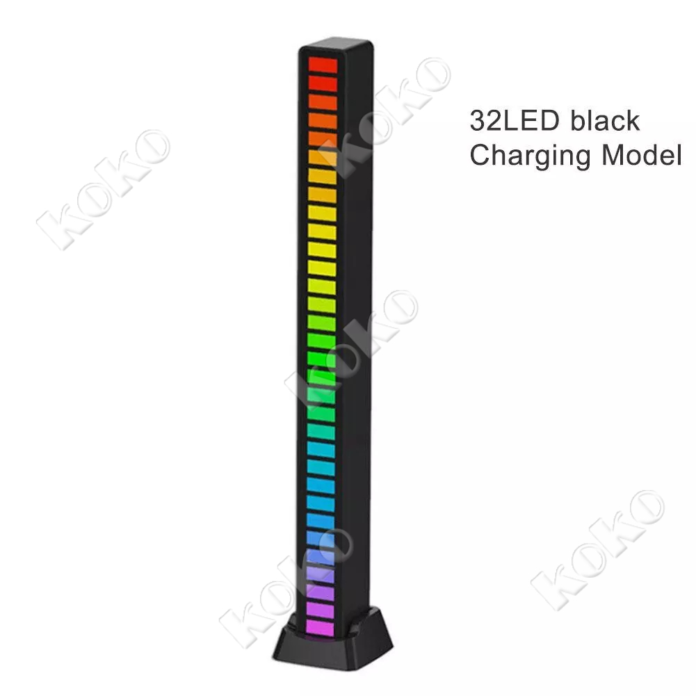 【Penjual Lokal】Lampu LED RGB Bar Strip Spectrum Audio Indicator Music Sound Control Lamp Music Atmosphere Light