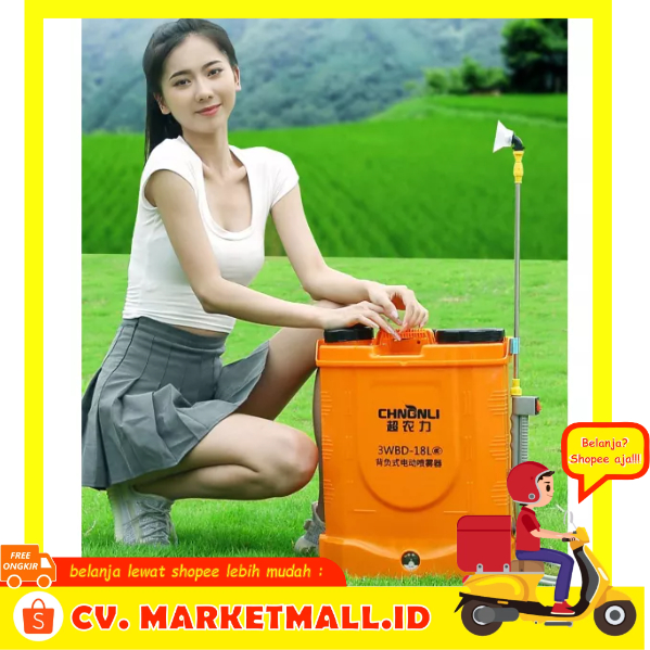 Semprotan Sprayer Gendong Taman Pertanian Elektrik Baterai Isi Ulang Ransel Semprot Pestisida 18L CHNONLI 3WBD - 7CHA62OR