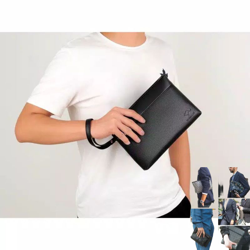 [kulit Premium] Handbag kulit Pria Clutch Kangoru Nice ori