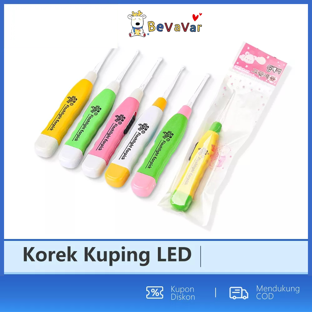 BEVAVAR Korek Kuping Led Pembersih Telinga Bayi / Earpick