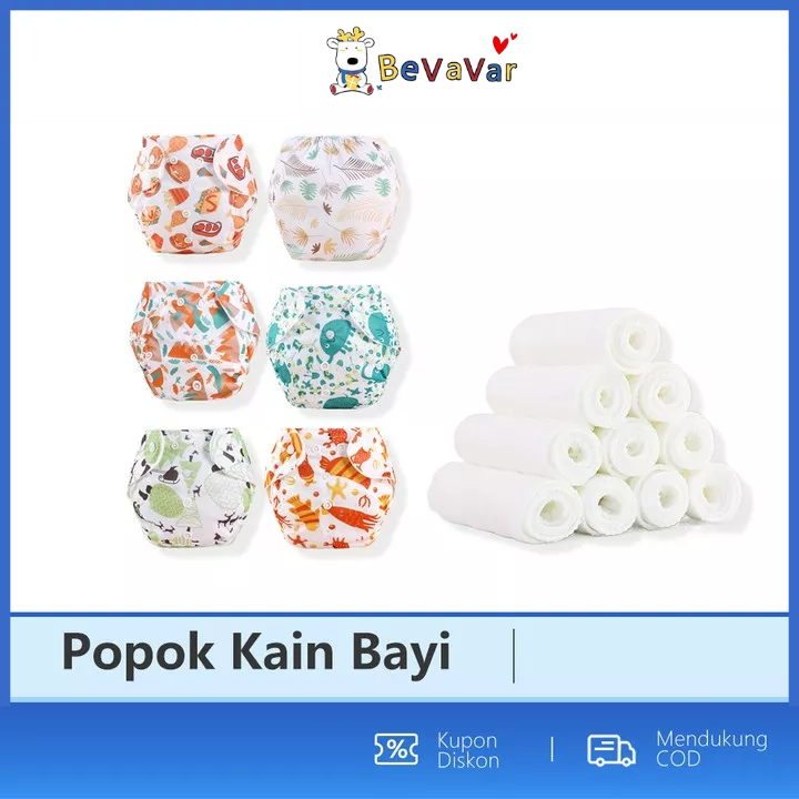 BEVAVAR popok bayi kain cuci ulang /Popok Clodi Celana Popok bayi /Popok Kain