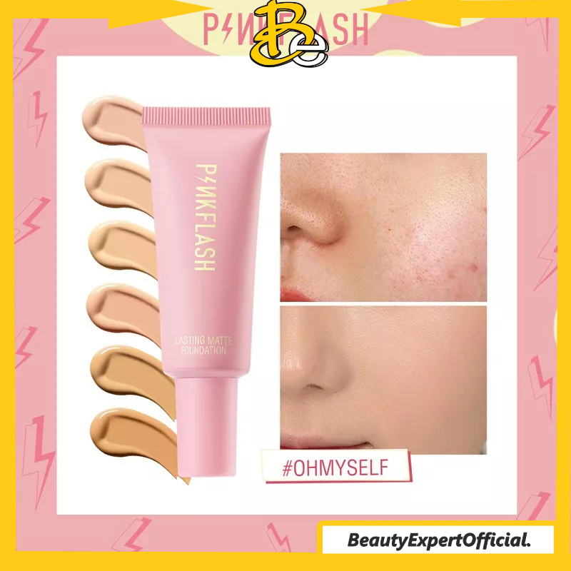 ⭐️ Beauty Expert ⭐️ PINKFLASH Lasting Matte Foundation PF-F03 - PINKFLASH Lasting Matte Concealer PF-F04 - PINKFLASH Foundation &amp; Concealer