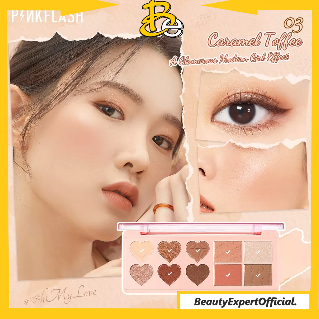 ⭐️ Beauty Expert ⭐️ PINKFLASH OhMyLove Multi Face Palette PF-M02 - Eye Shadow Blush Highlighter Contour