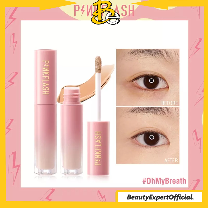 ⭐️ Beauty Expert ⭐️ PINKFLASH Liquid Concealer OhMyBreath Breathable - Long Lasting Smooth Dark Circles Scar Acne Skin Concealer Full Coverage PF-F04