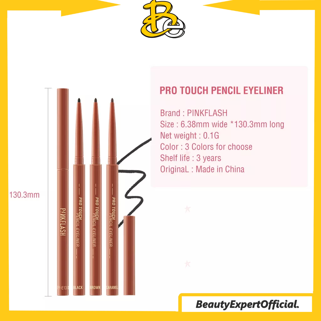 ⭐️ Beauty Expert ⭐️ PINKFLASH InfallibleLine Hyperfine PF-E13 - Smooth Gel Eyeliner High Pigmented Multiple Colors