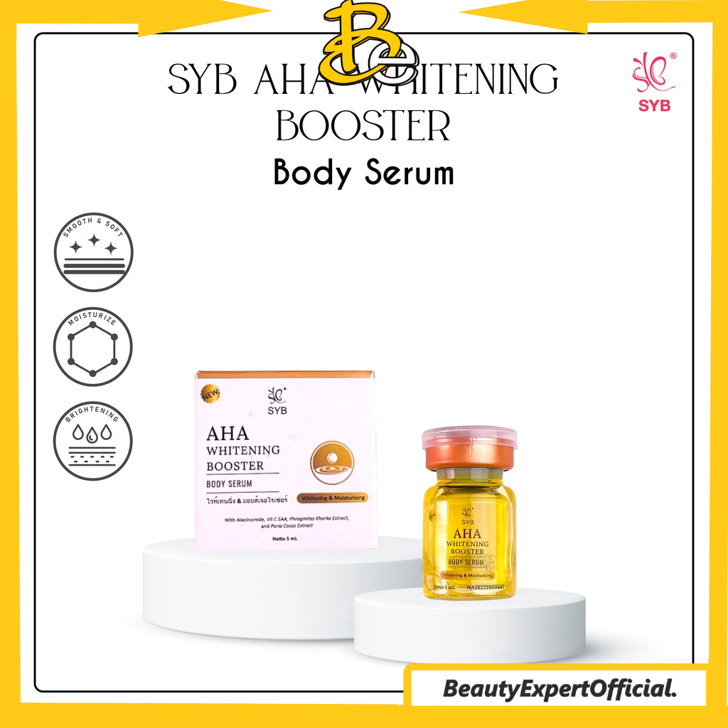 ⭐️ Beauty Expert ⭐️ NEW SYB AHA WHITENING BODY SERUM 5ML (Whitening dan Moisturizing)