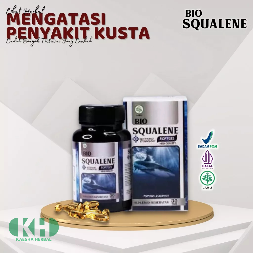 Obat Herbal Mengatasi penyakit Kusta, Kulit Mati, Kulit Rusak 100% Original Bio Squalene
